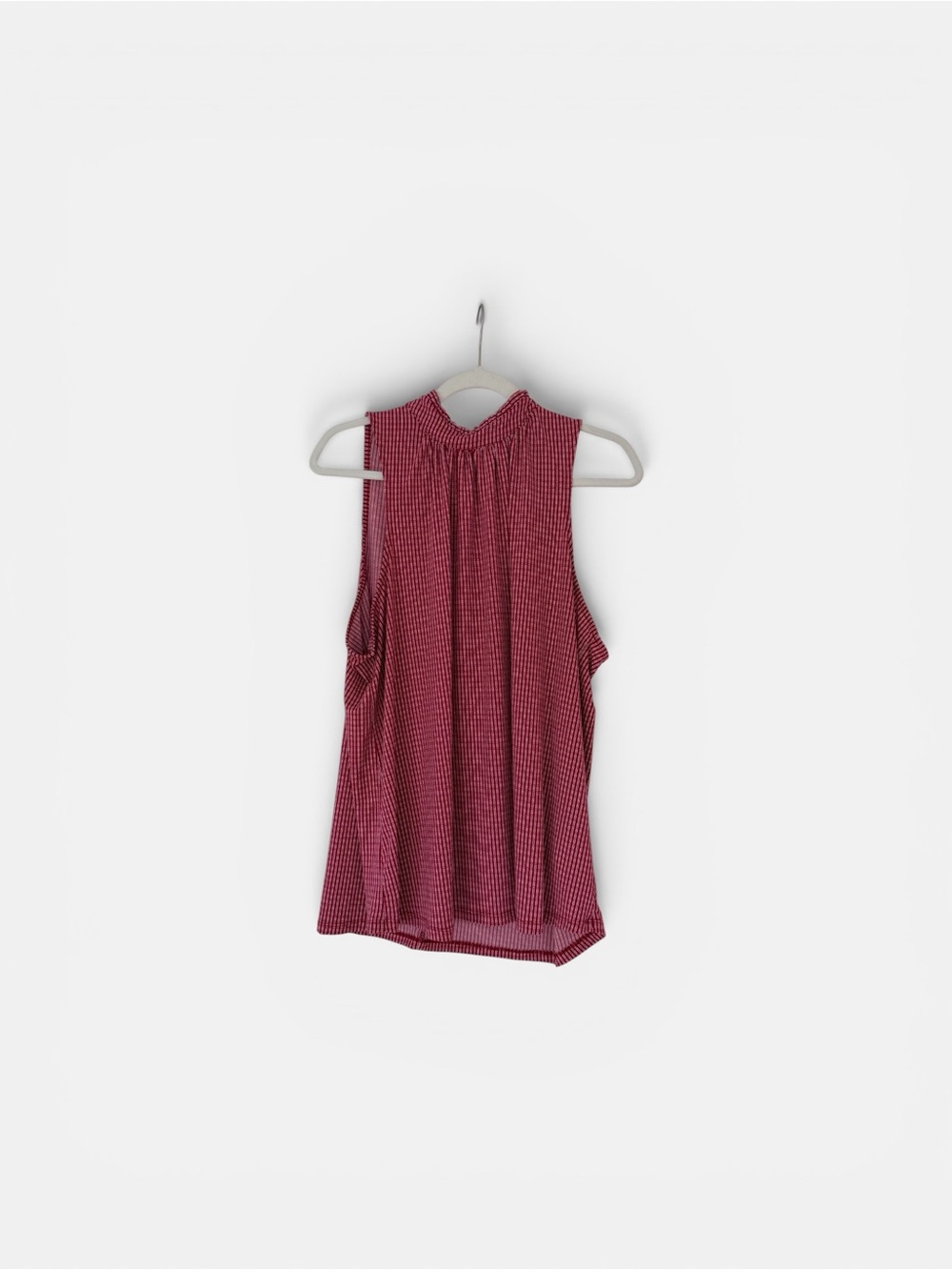 Banana Republic Sleeveless Mock Neck Tunic - Burgundy